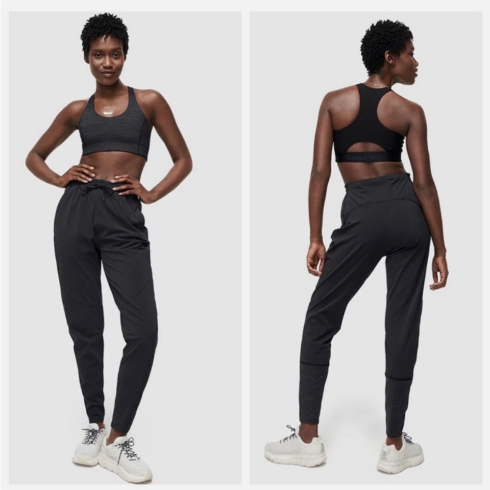 Outdoor Voices Black Track Pants